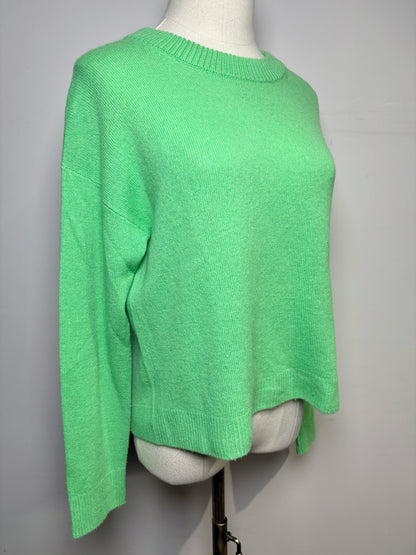 Women Size M Allude Mint Green Solid Cashmere Sweater