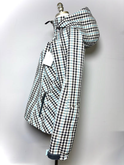 Women Size L North Face "Apex Soft Shell Jacket" Gingham Coat