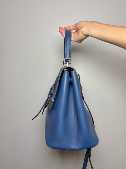 Blue Prada Satchel