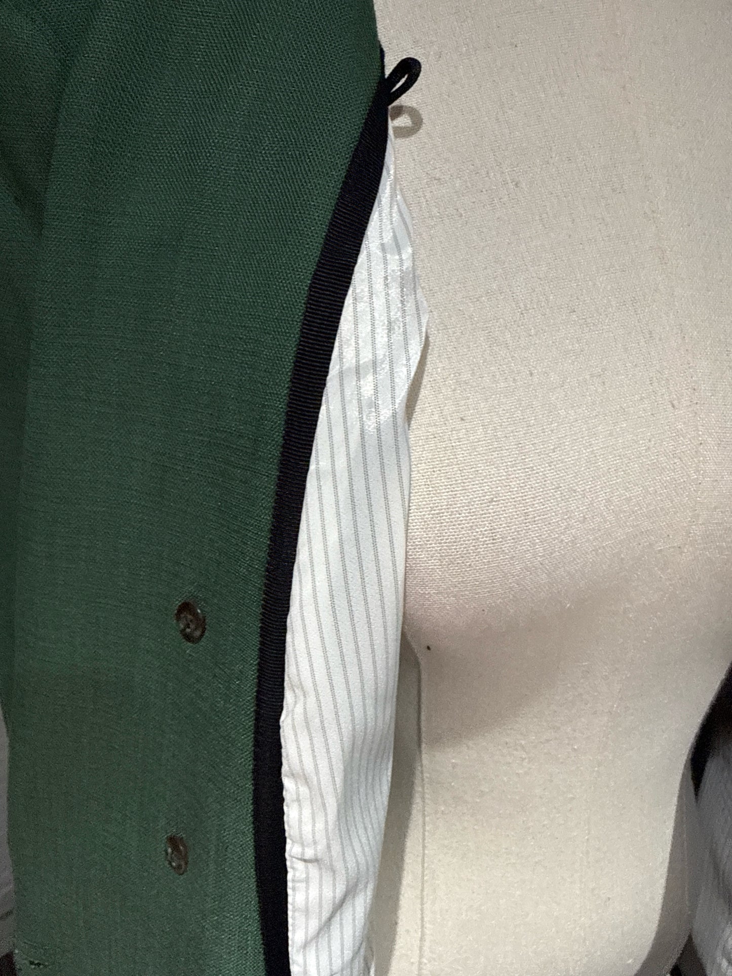 Women Size 8 Veronica Beard Hunter Green Double-breasted Blazer