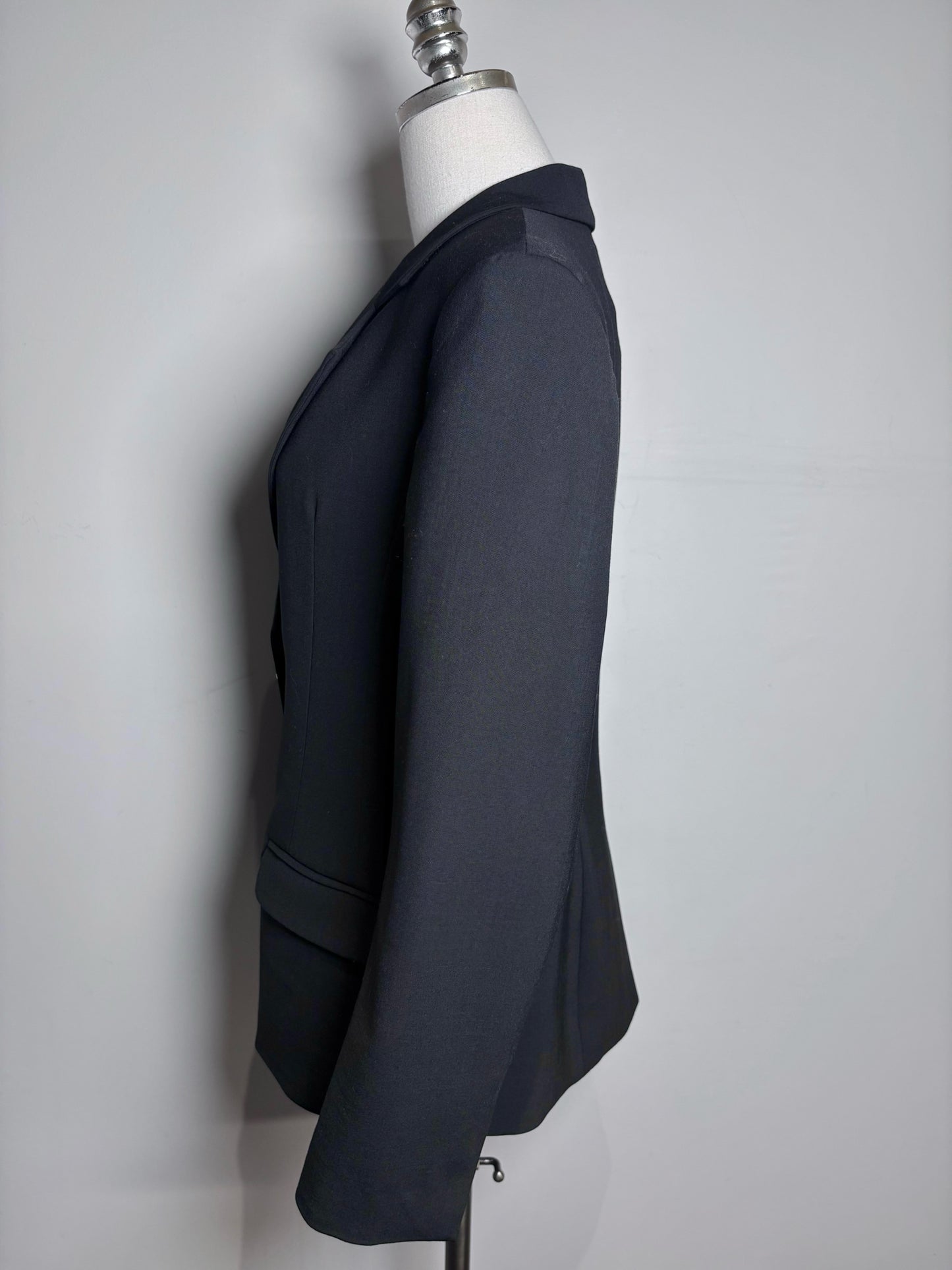 Wmn Siz 10 Christopher Esber Racquet Apex Black Crystal Button Pre-owned Blazer