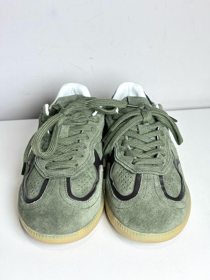 W Shoe Size 38 (7 - 7.5 US) Alohas Rife Forest Green Suede Leather Sneakers