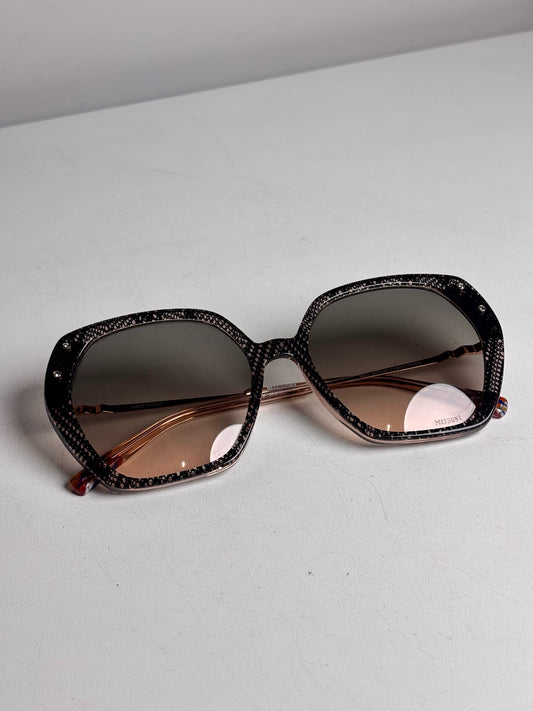 Missoni MIS0025/S KDXFF Pre-owned Black, Brown Oversized Pre-owned Sunglasses