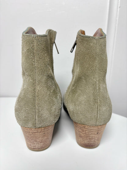 W Shoe Size 36.5 (6.5 US) Isabel Etoile Marant Olive Green Suede Ankle Boots