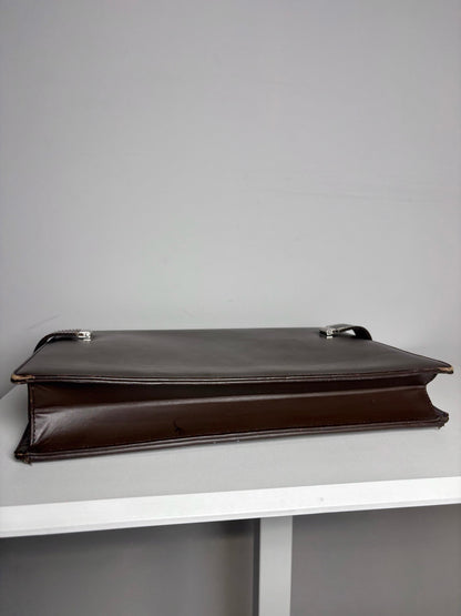 Men's Jaeger LeCoultre Leather Brown Briefase