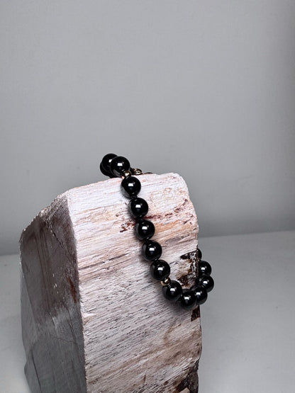Beneficial Hematite Bracelet 14K Gold