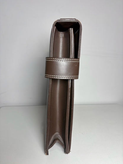 Men's Jaeger LeCoultre Leather Brown Briefase