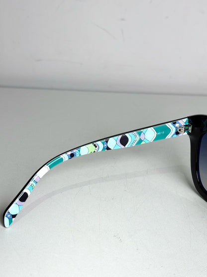 Emilio Pucci EP 97 01C Pre-owned Black Acetate Sunglasses