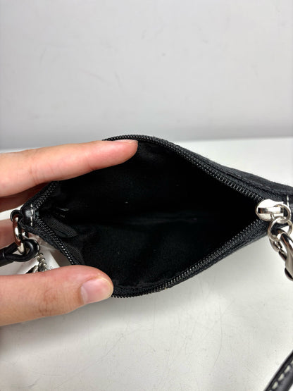 Coach Monogram Vintage Canvas NWT Black Mini Purse