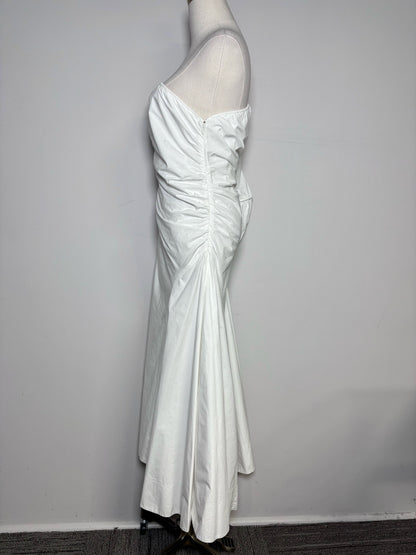 Women Size 8/M Ulla Johnson Florella White Pure cotton Pre-owned, NWT Dress