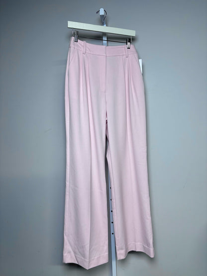 Women Size 8 Favorite Daughter Light Pink Pleats Wide Leg Pre-owned Pants