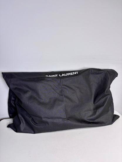 Leather Yves Saint Laurent Black Deer Skin Large Purse