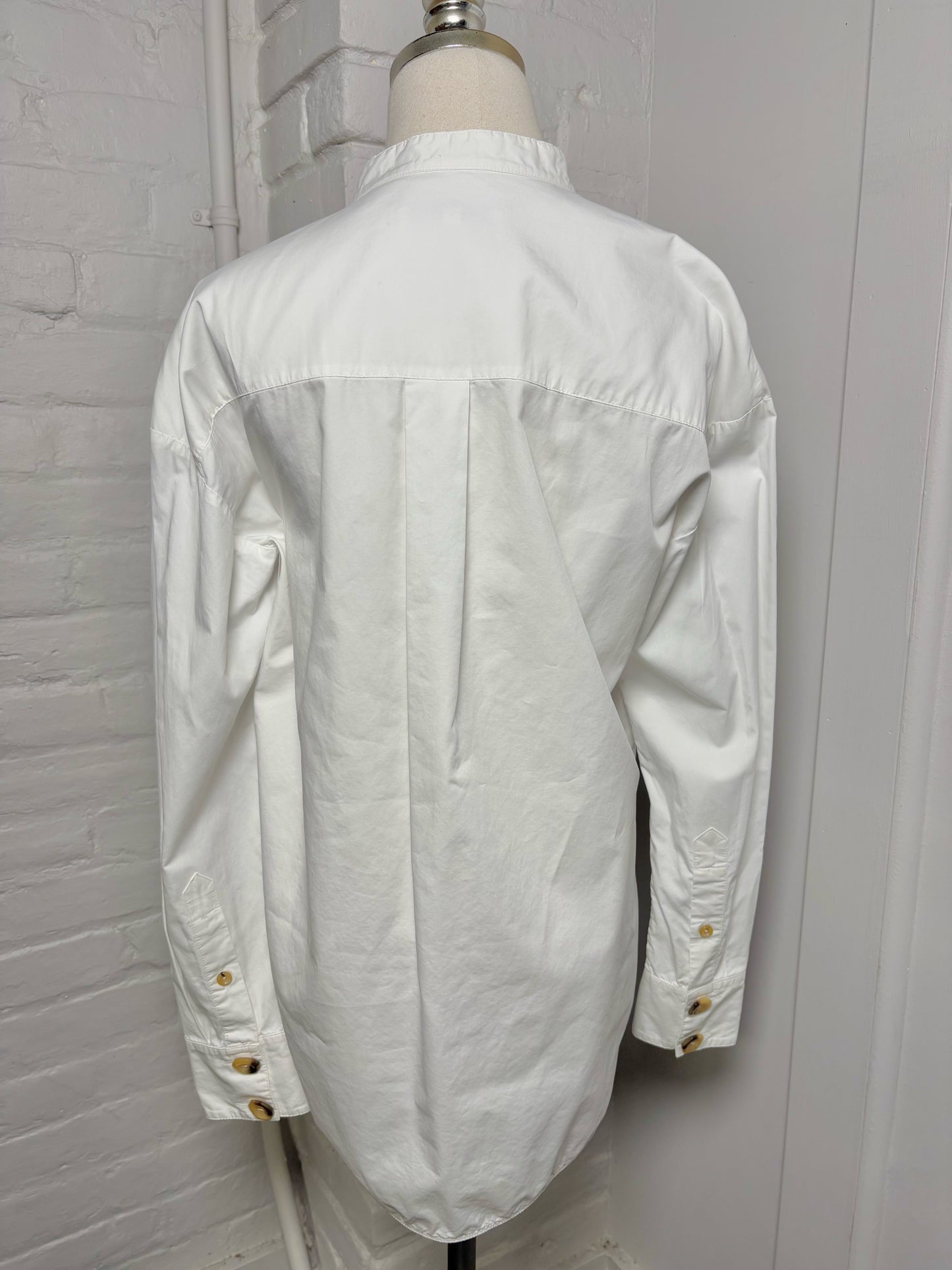 Women Size 2 (4 US) Tibi White Shirt