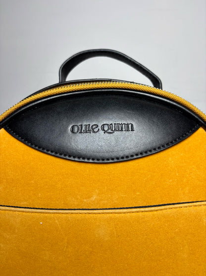Ollie Quinn Suede Leather Pre-owned Black, Yellow Small Purse