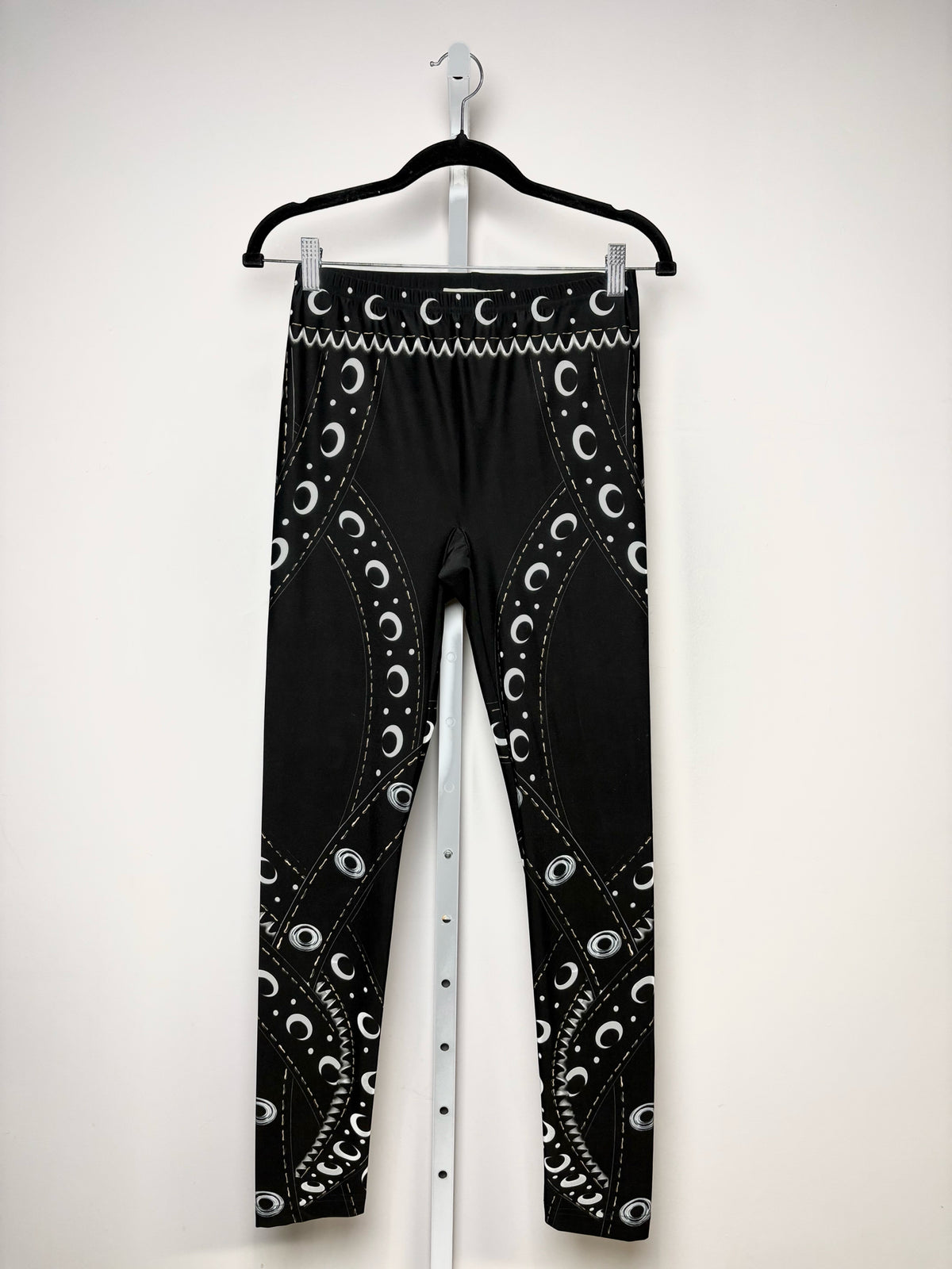 Women Size M Mary Katrantzou Magenta Print Women's Pre-owned Leggings