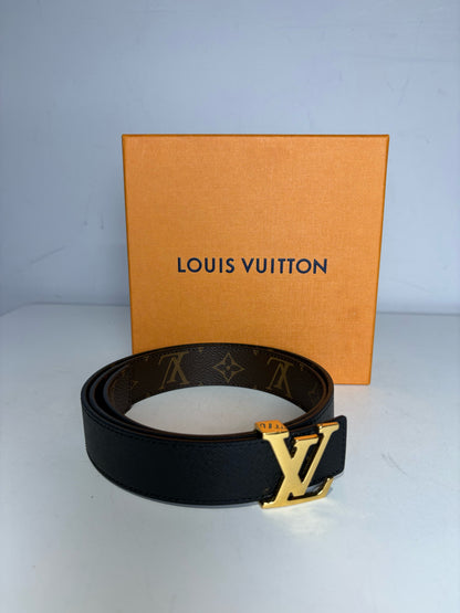 Louis Vuitton Wmn 30mm Monogram Sz 84 Pre-owned  Brown, Black Reversible Belt