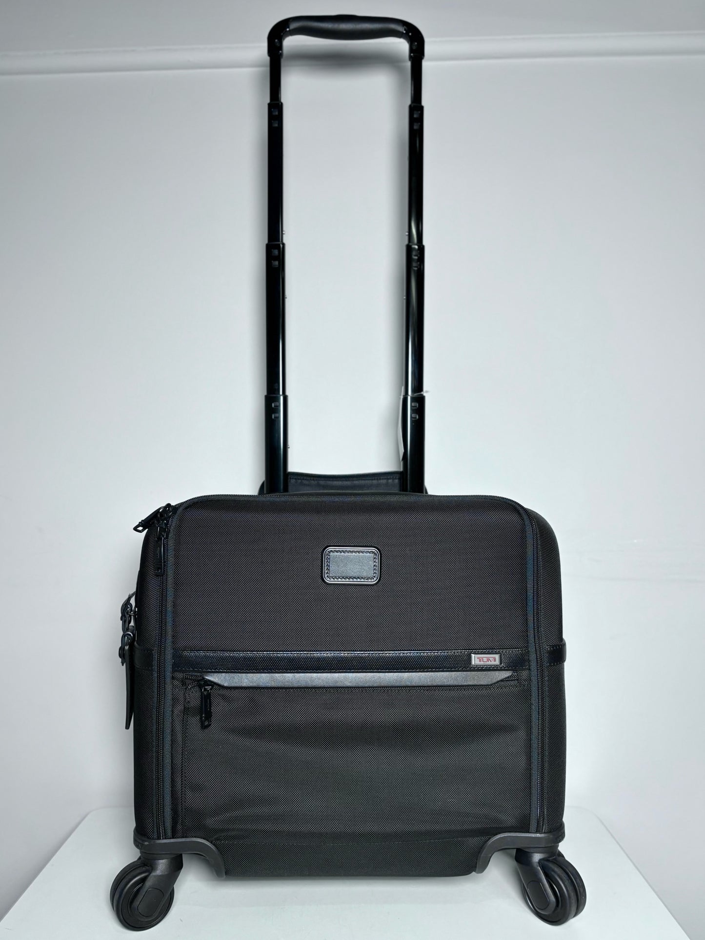 FXT Ballistic Nylon Tumi Alpha 3 Compact Briefcase on Wheels