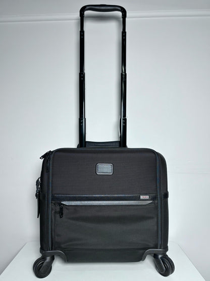 FXT Ballistic Nylon Tumi Alpha 3 Compact Briefcase on Wheels