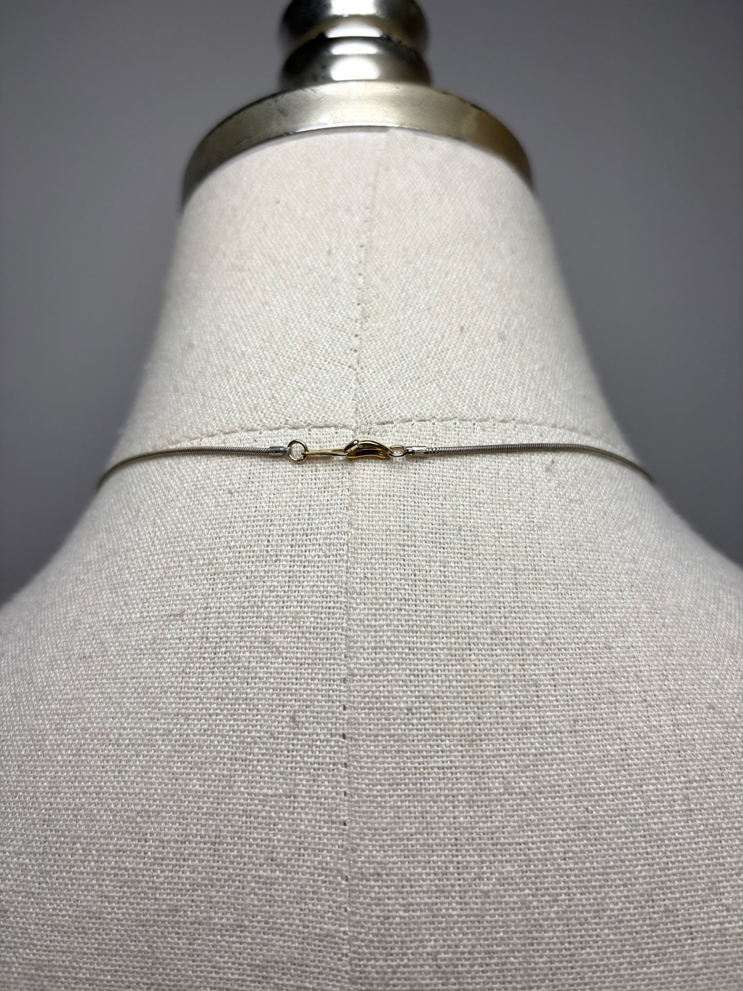 Robert L Morris RLM Studio Byzantine Cross 18K 925 Peridot Pre-owned Necklace