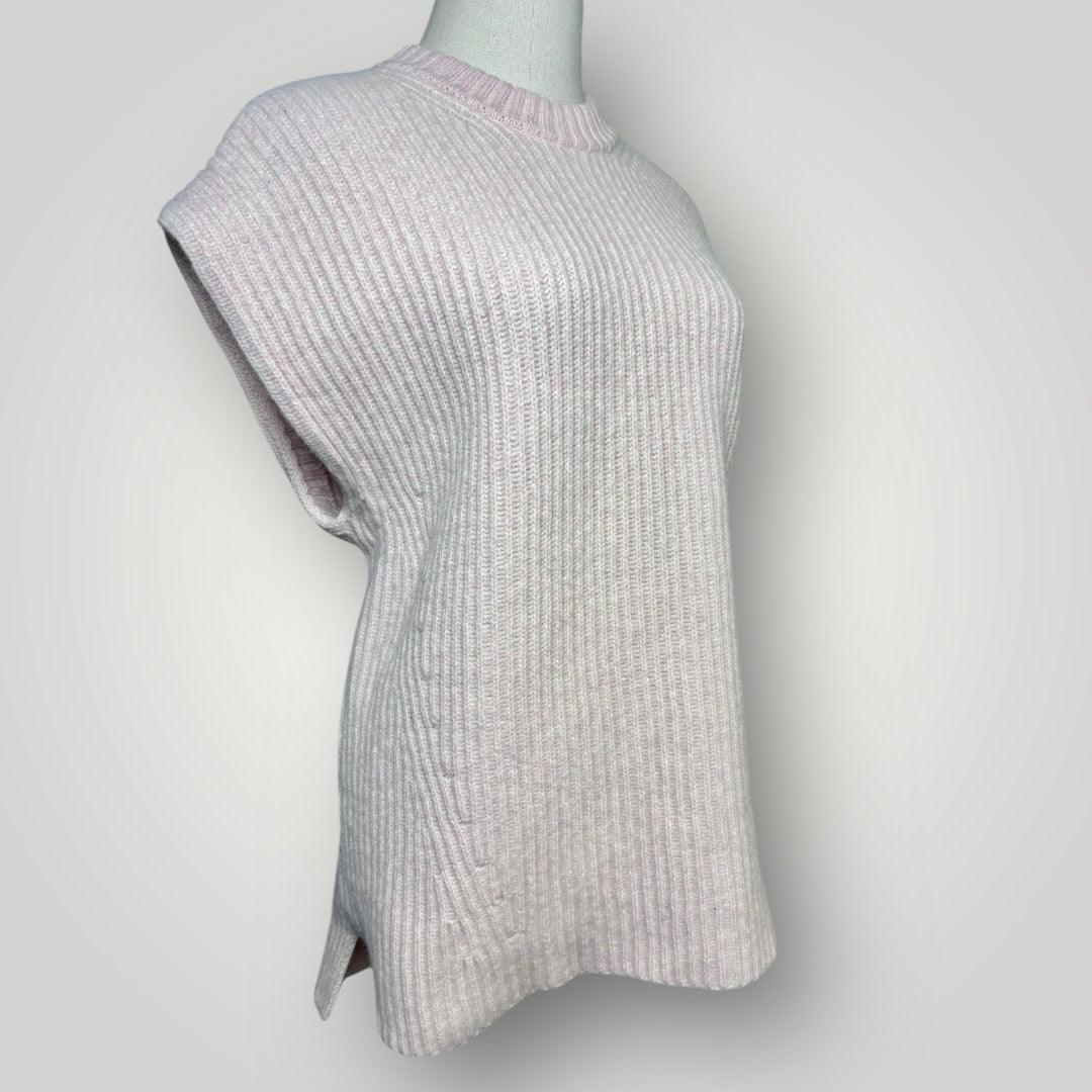 Women Size S Ganni Pink Chunky Knit Wool Sweater