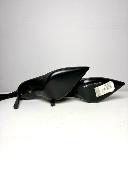 W Shoe Size 38.5 (8.5 US) Lanvin Ankle Tassel Black Leather Pre-owned Heels