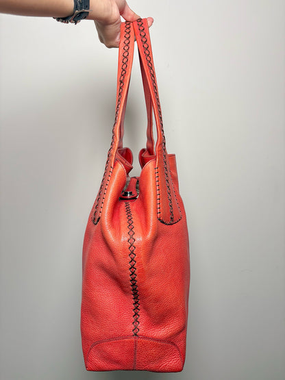 Tod's Solid Leather Salmon Cowhide Purse