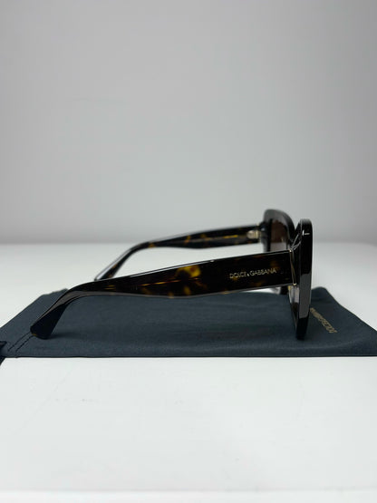 Dolce & Gabbana Brown  Acetate Havana 4348 Sunglasses
