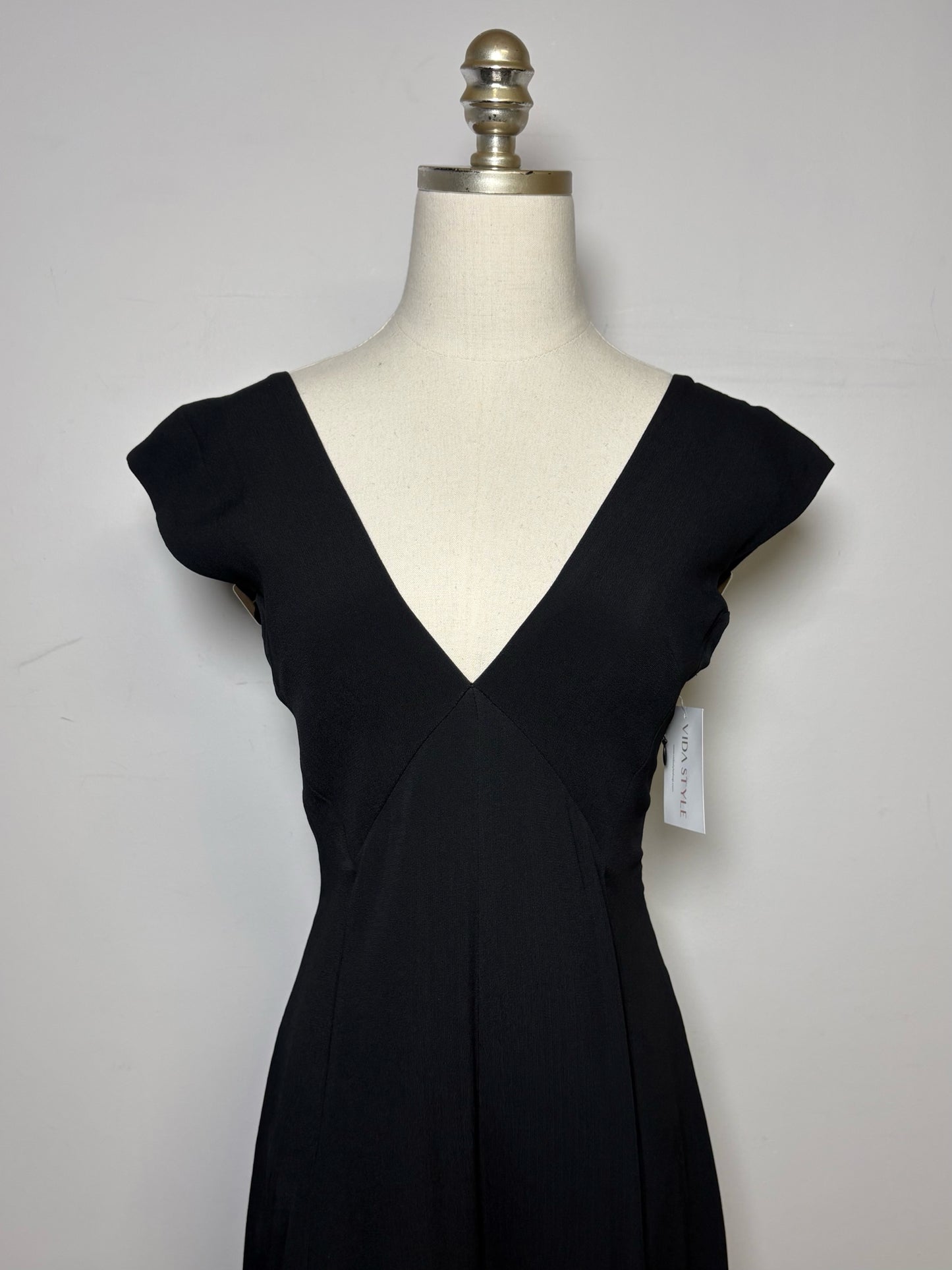 Women Size 2 (S) Derek Lam Black Wide Leg Romper