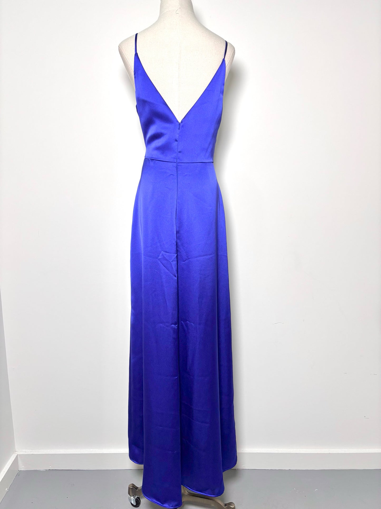 Women Size 8 Amsale Purple Solid Gown