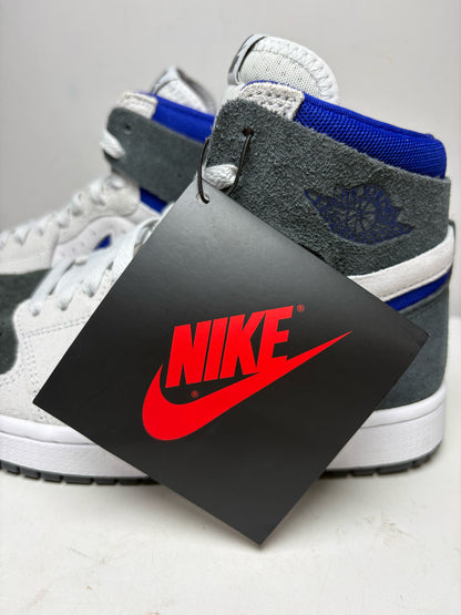 Women's Shoe Size 8.5 Nike Cobalt Blue & Charcoal Gray Suede NWT Pre-Owned High-Top Sneakers