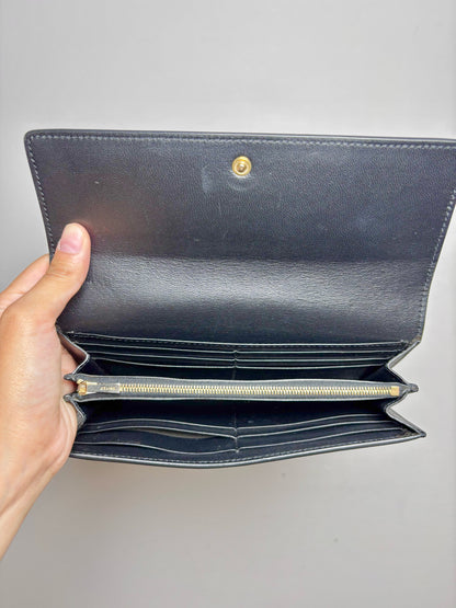 Leather Celine Black Wallet