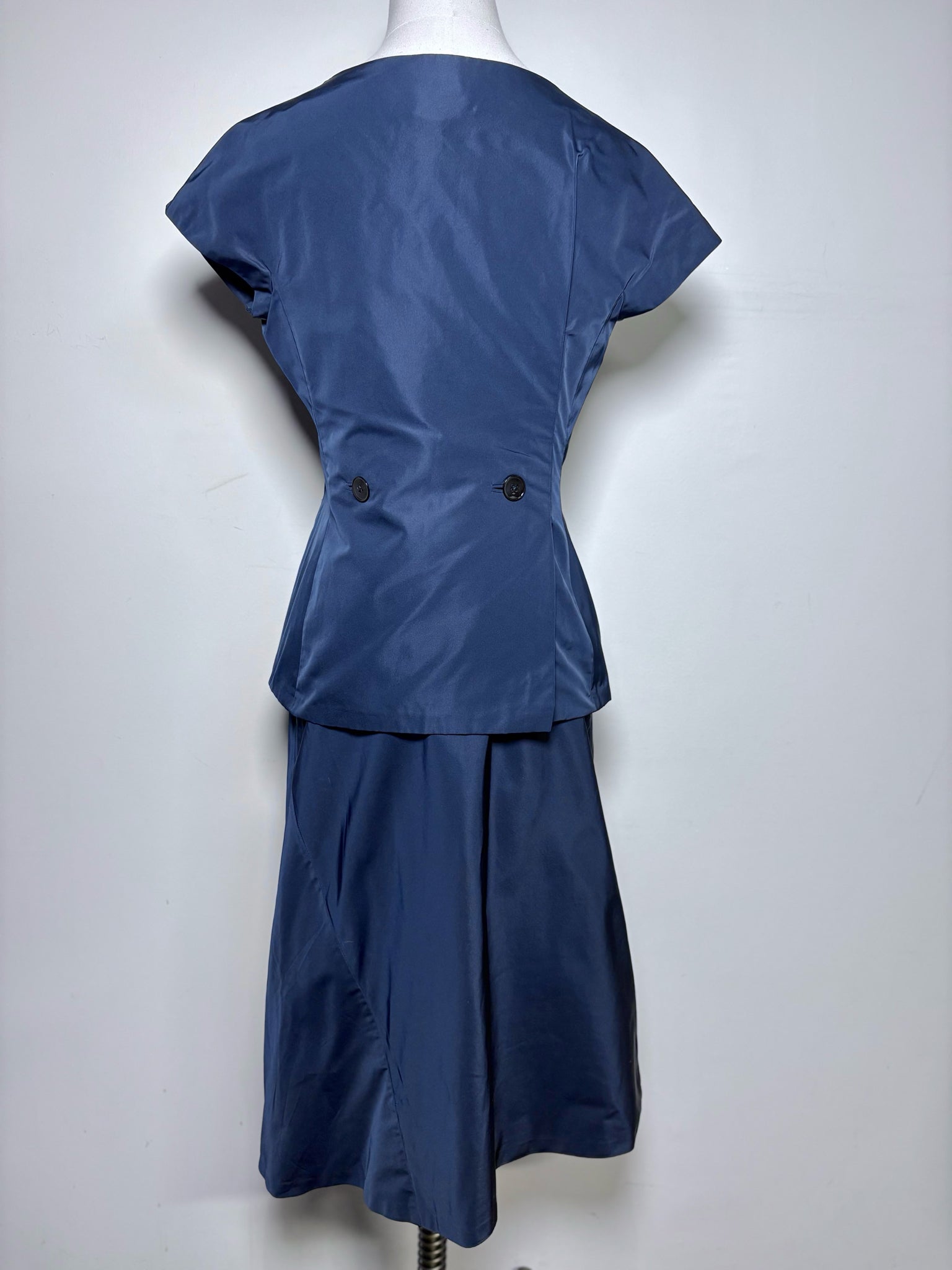 Women Size 36 (6 US) Jil Sander Navy Blue Solid Vintage Pre-owned
