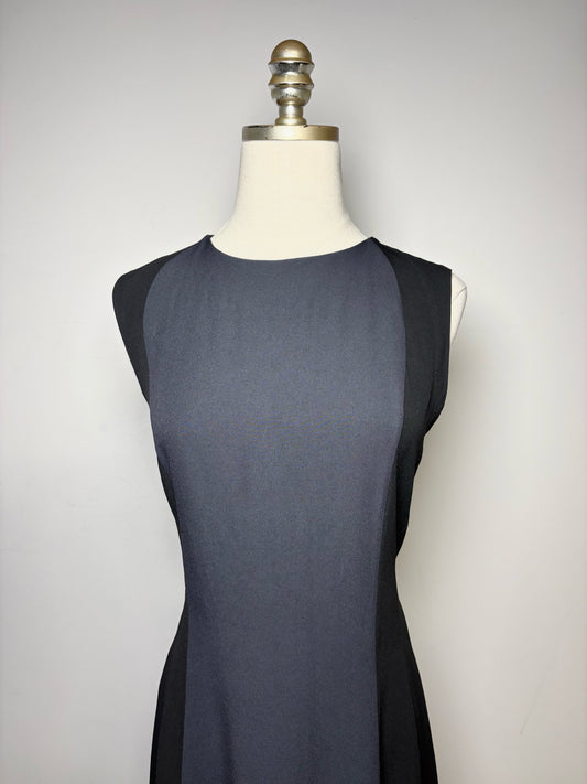 Women Size 44 (8 US) Marni Black, gray Colorblock Sheath Dress
