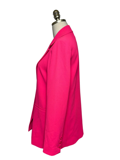 Women Size 4 Alice + Olivia Hot Pink Pre-Owned Single-Button Jacket