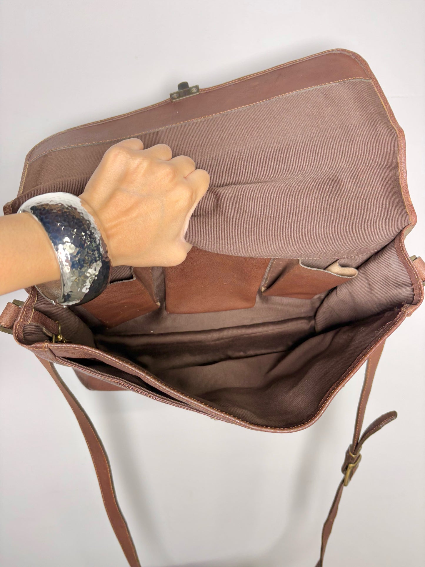 Leather Vintage Overland Briefcase