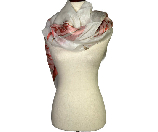 Lafayette 148 Multi-Color Shawl Silk