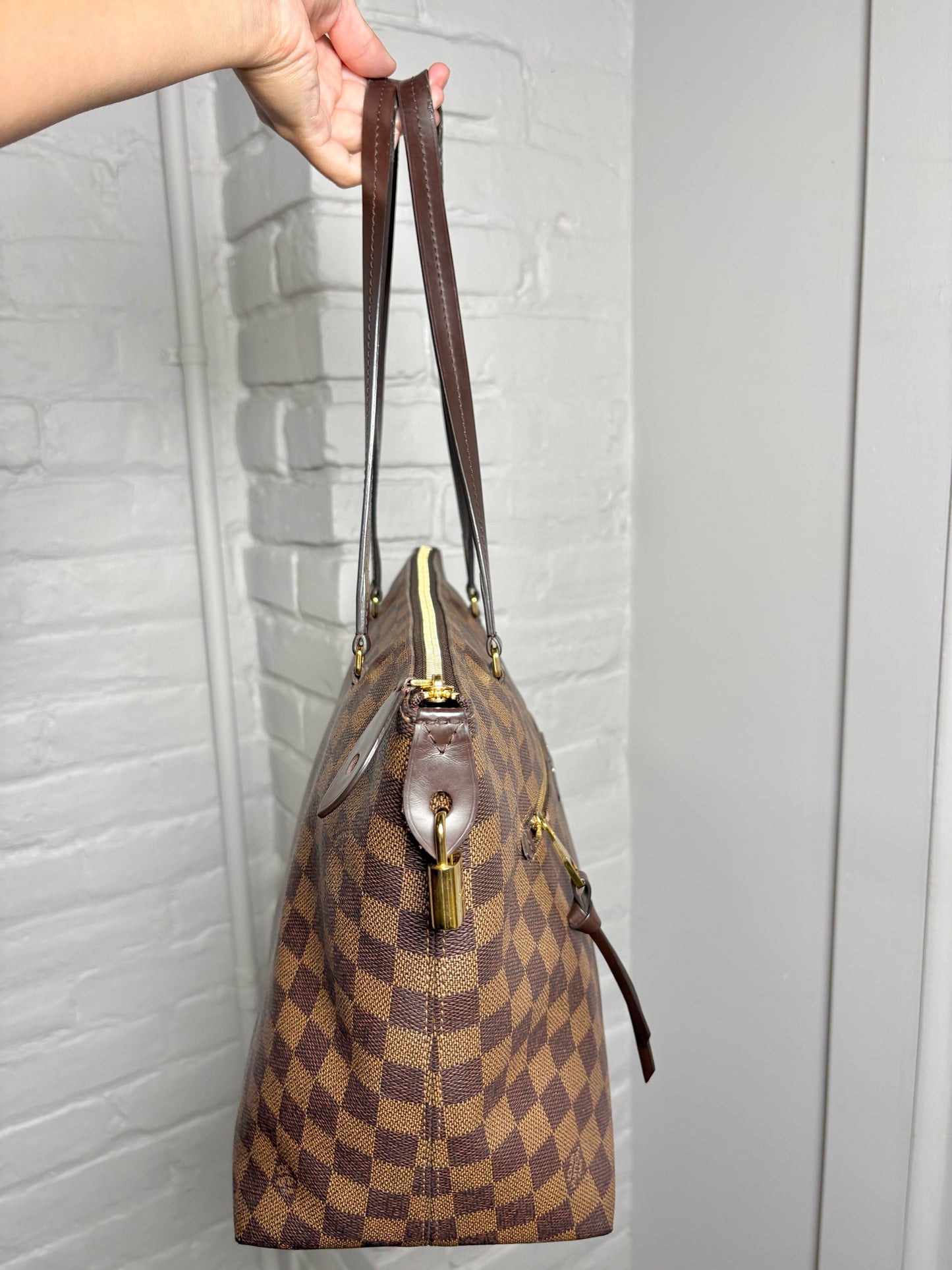 Louis Vuitton Iena Damier Brown Tote MM