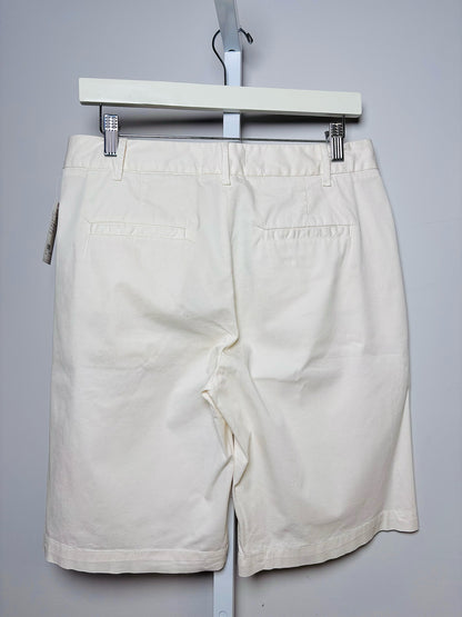 Women Size 4 Nili Lotan Cream Cotton Shorts
