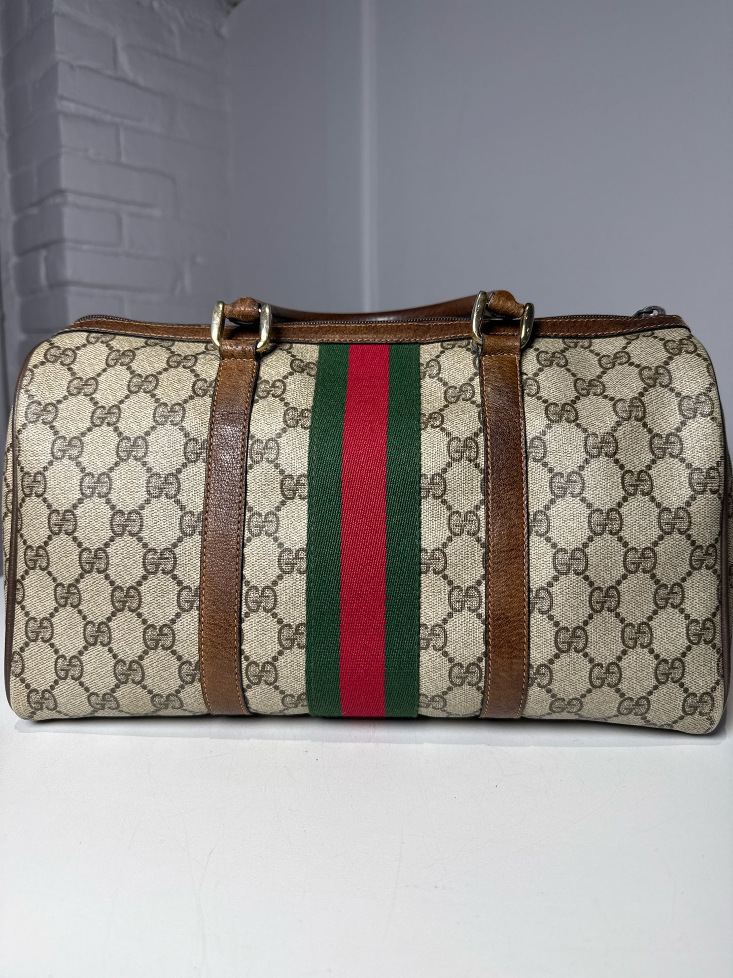 Gucci GG Supreme Boston Bag