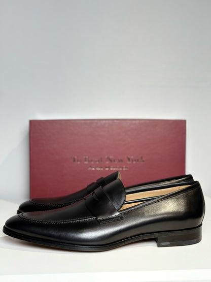 To Boot New York Black Leather Solid Size 13 Men's Shoes