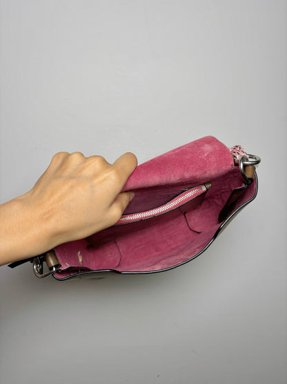 Leather Rag & Bone Atlas Camo Embossed Purse Woven Strap
