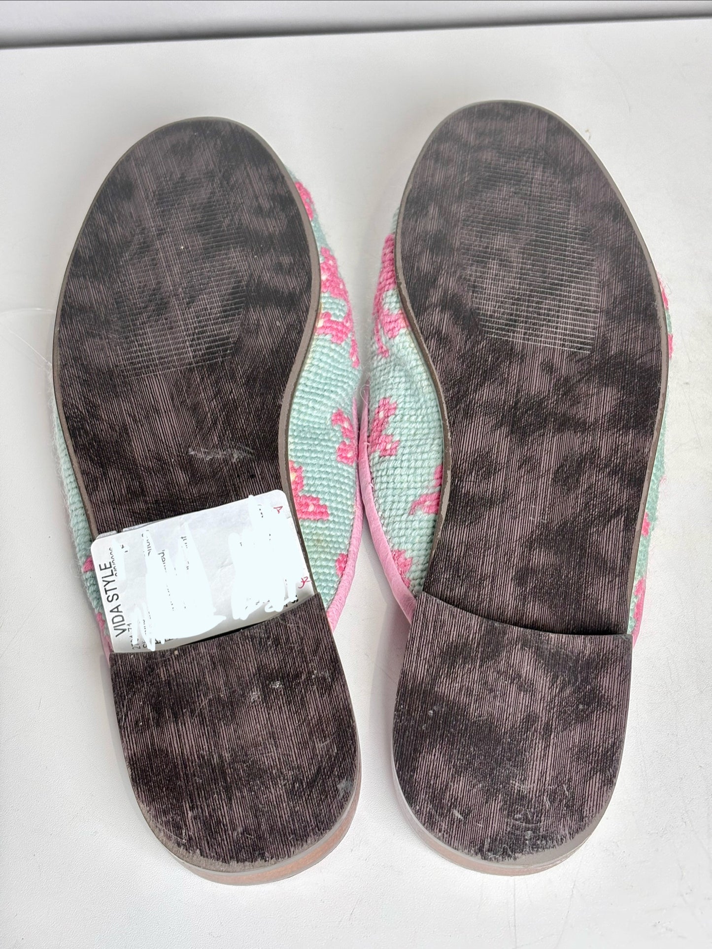 W Shoe Size M By Paige Pink Wool Pre-owned Slip-ons
