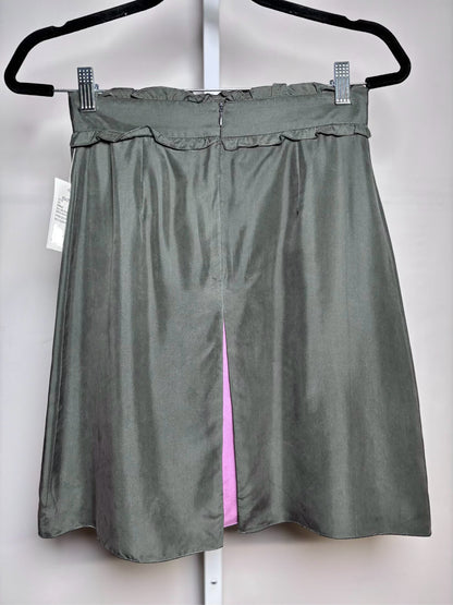 Women Size 4 M Missoni Gray Solid Vintage Pre-owned Skirt