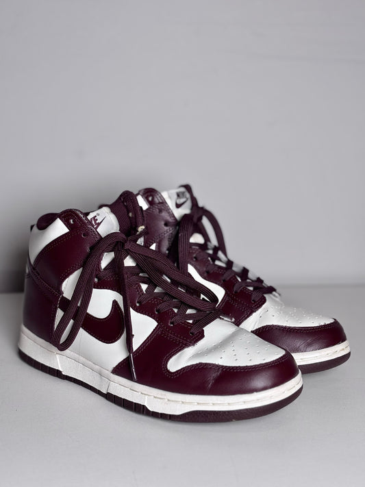 W Shoe Size 8.5 Nike Burgundy Crush High Top Pre-owned Sneakers