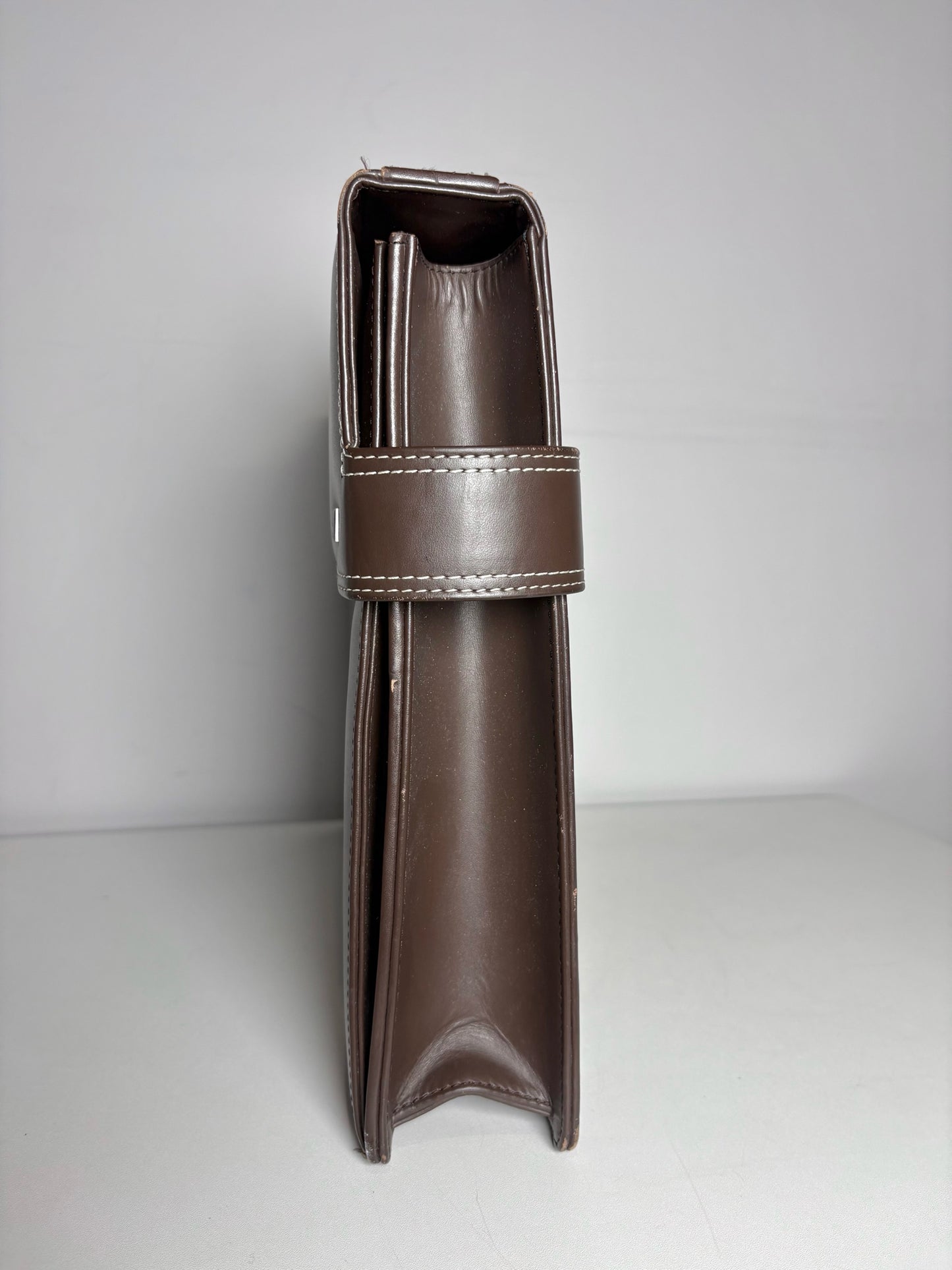 Men's Jaeger LeCoultre Leather Brown Briefase