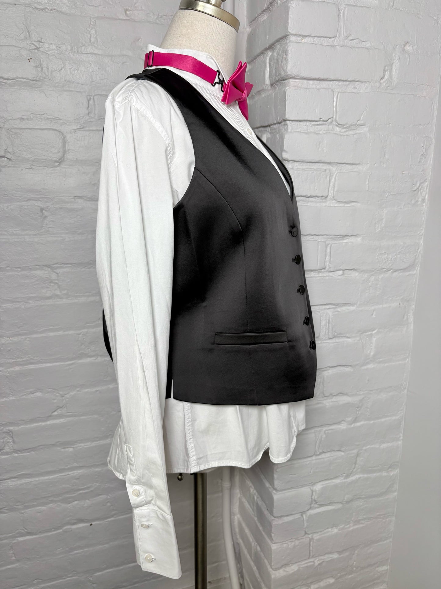 Women Size 14 LBT Little Black Tux Black  Tuxedo Jacket Set7