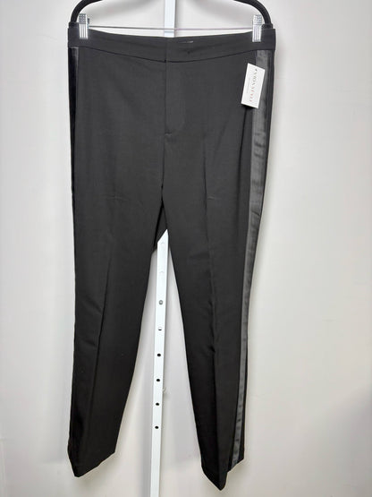 Women Size 14 Lauren Ralph Lauren Black Tuxedo Stripe Pants