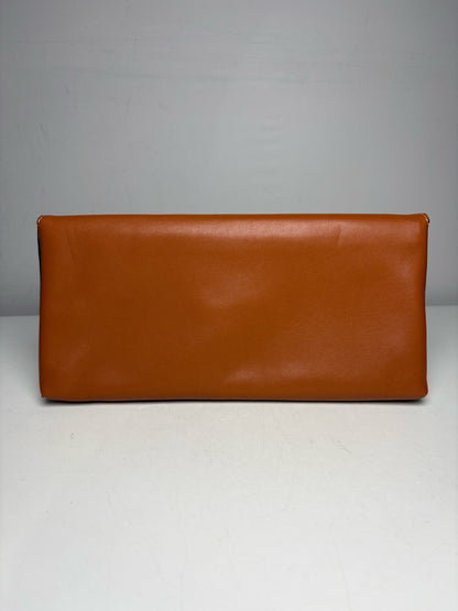 Women's Tory Burch Leather Pre-owned Brown Clutch Purse
