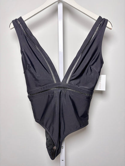 Women Size 2 (6 - 8 US) Ted Baker Black Solid Swimwear Suit