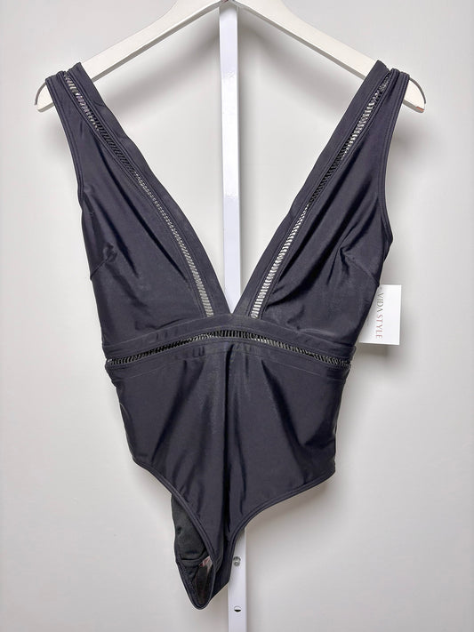 Women Size 2 (6 - 8 US) Ted Baker Black Solid Swimwear Suit